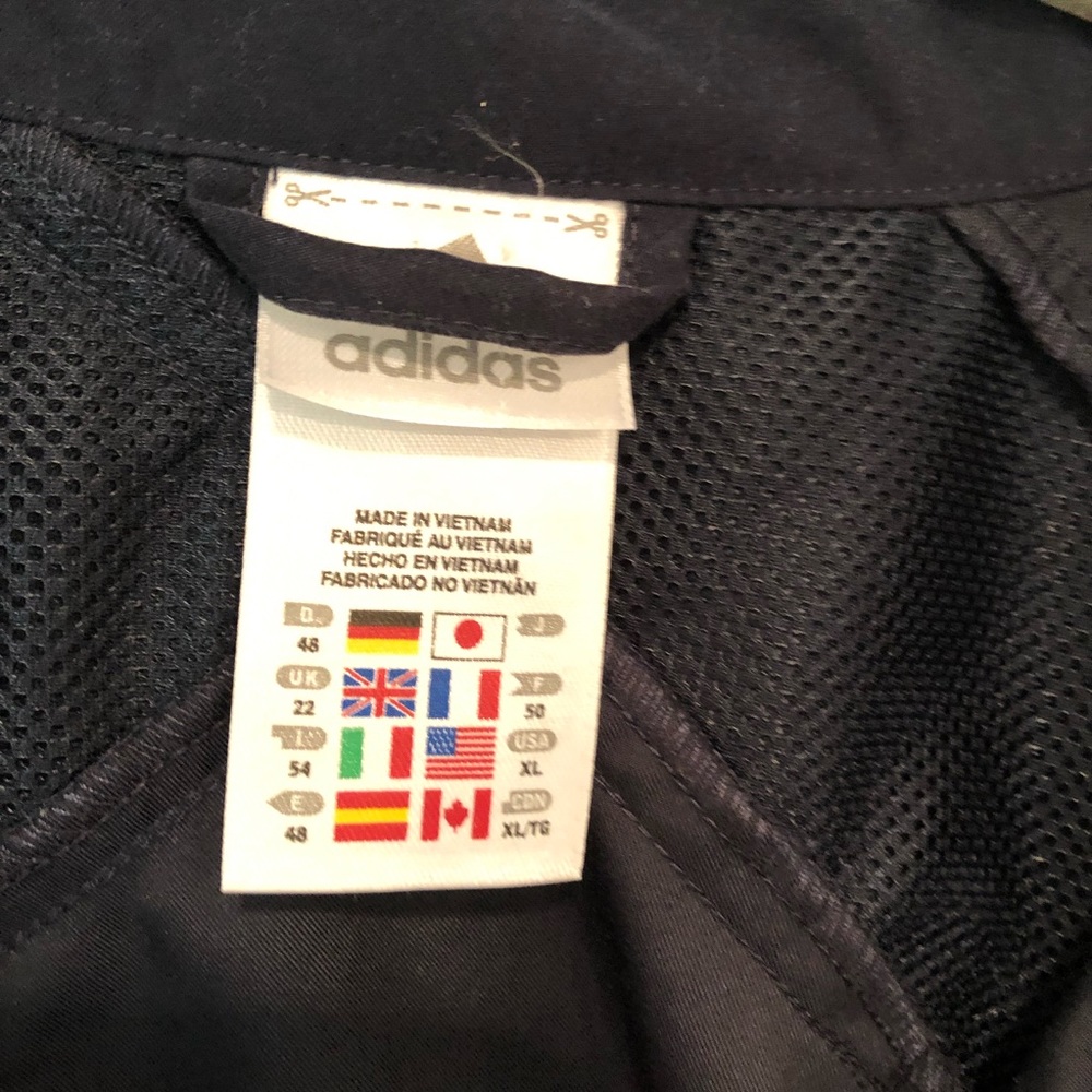 Adidas | Oversized Vintage Full Zip Jacket XL - Picture 3 of 5